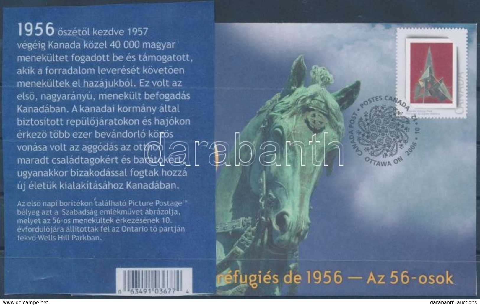 2006 Az 56-os Forradalom Emlékére FDC HUNGARIKA - Other & Unclassified