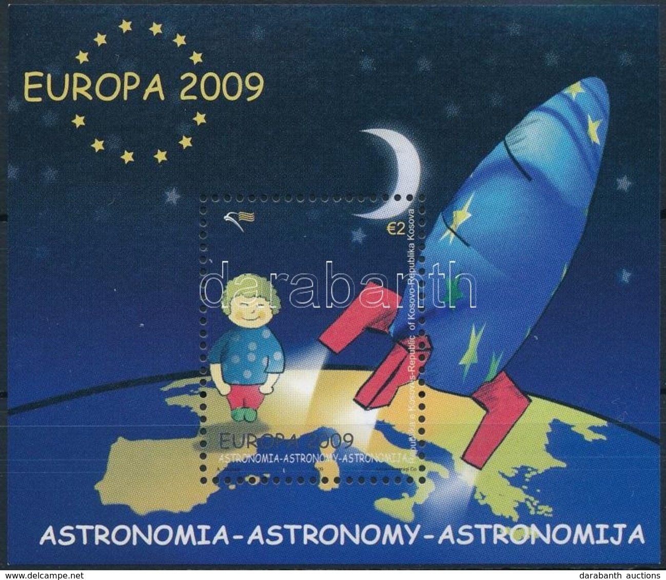 ** 2009 Europa CEPT Asztronómia Blokk Mi 11 - Autres & Non Classés