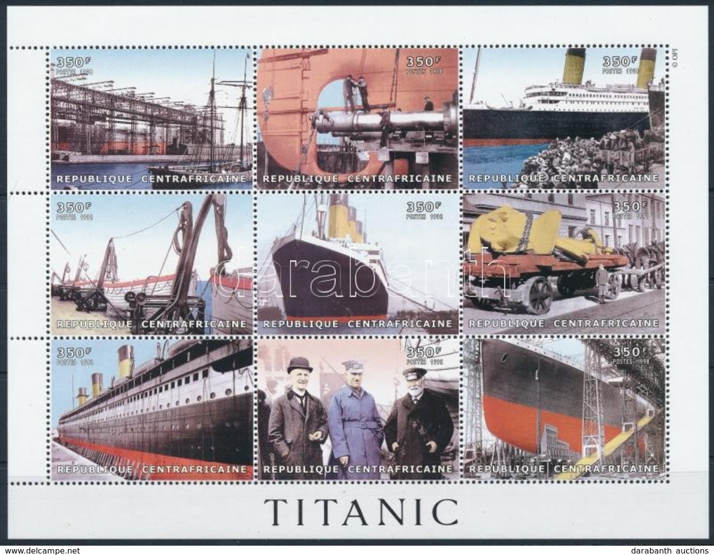 ** 1999 Titanic Kisív Mi 2145-2153 - Other & Unclassified