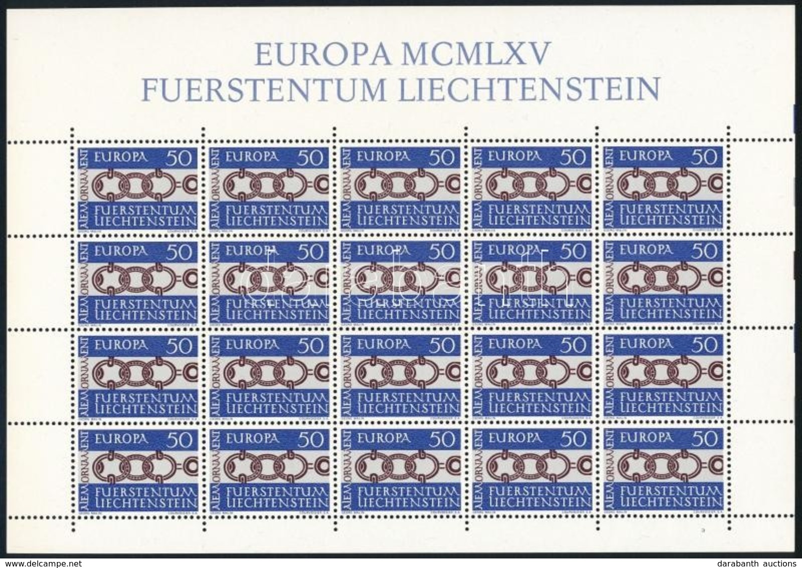 ** 1965 Europa CEPT Kisív Mi 454 - Other & Unclassified