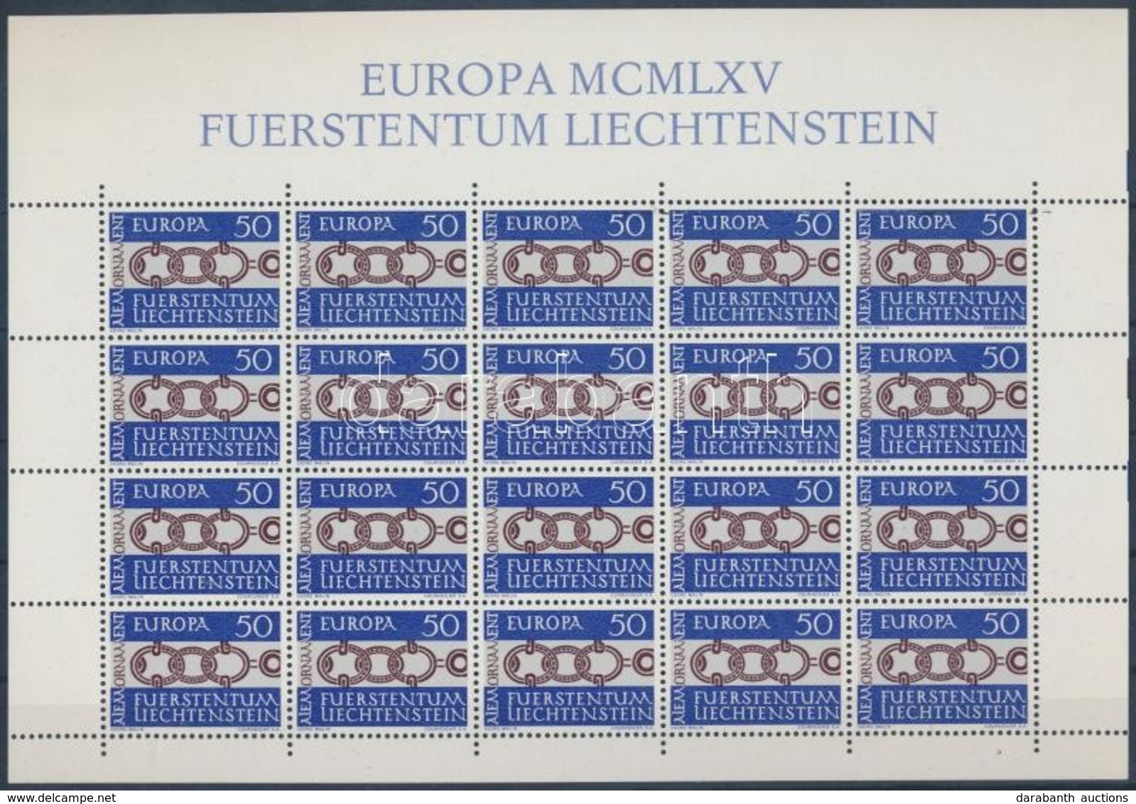 ** 1965 Europa CEPT Kisív Mi 454 - Other & Unclassified