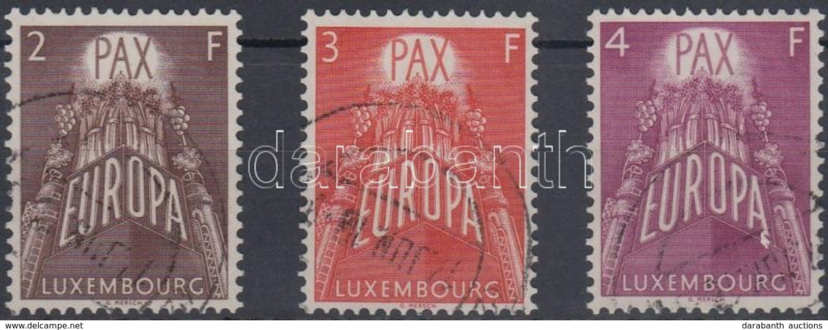 O 1957 Europa CEPT Sor Mi 572-574 - Other & Unclassified