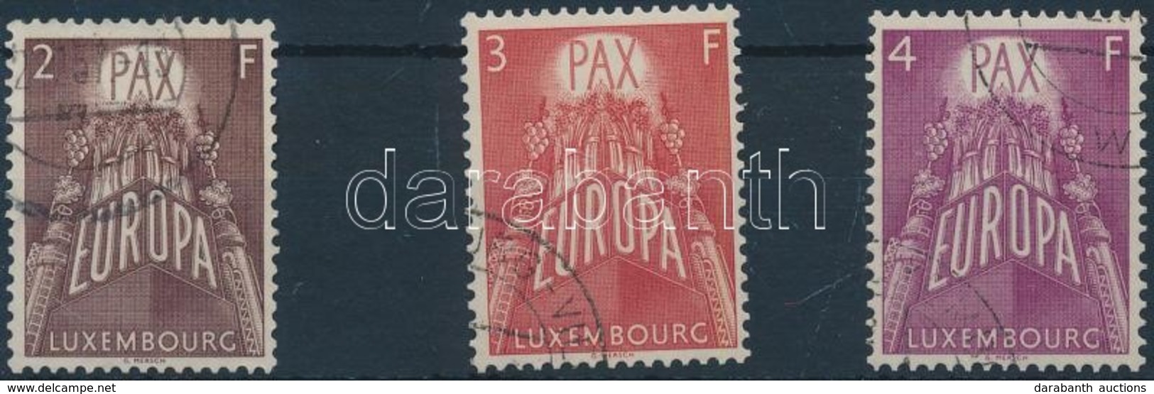 O 1957 Europa CEPT Sor Mi 572-574 - Other & Unclassified