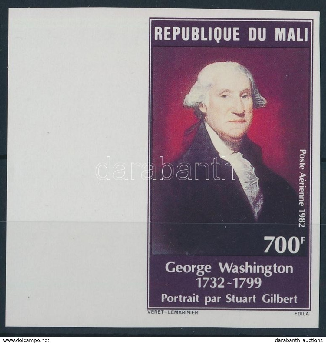 ** 1982 G. Washington Vágott ívszéli Bélyeg,
G. Washington
Mi 902 - Other & Unclassified