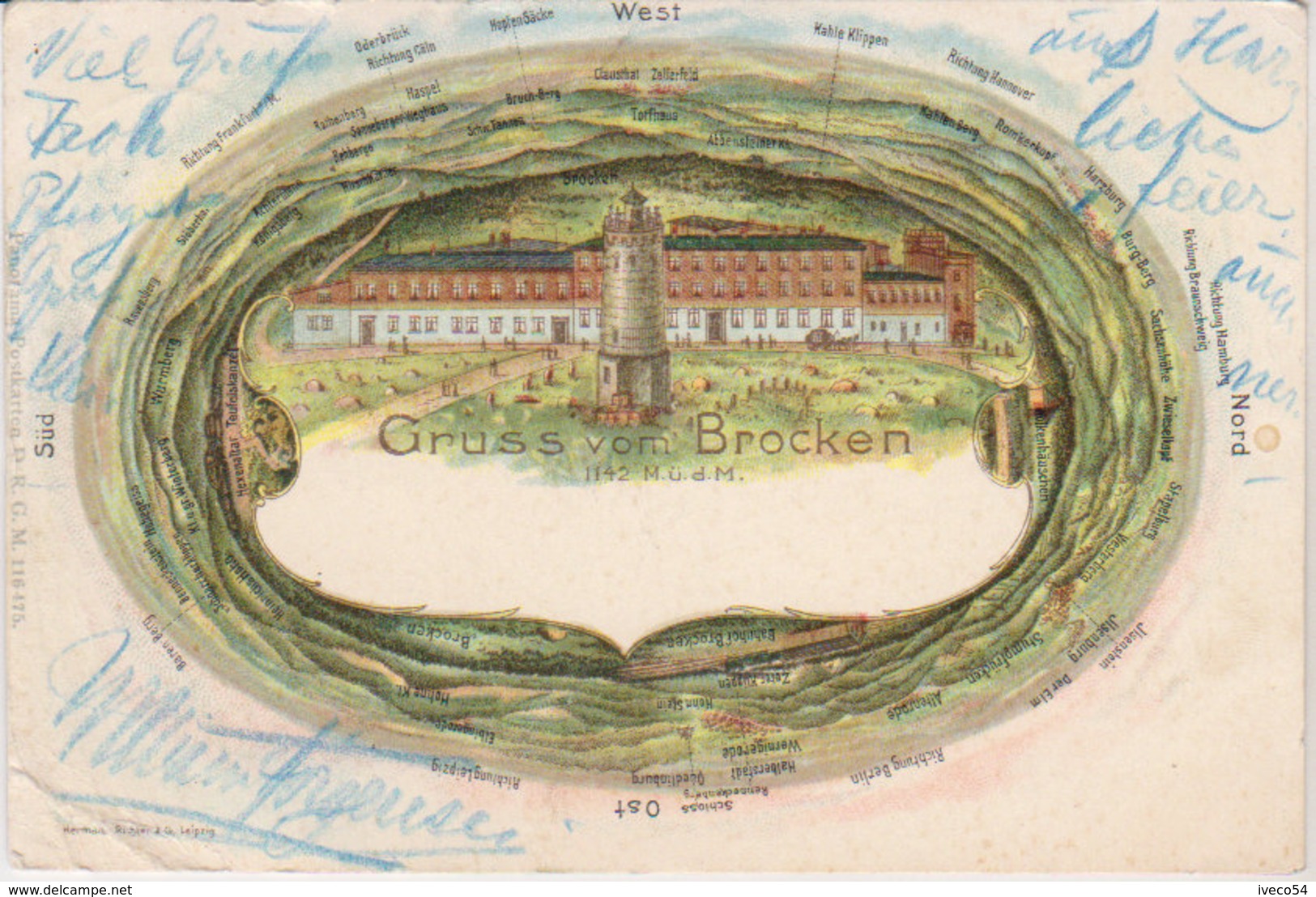 1900  Gruss Von Brocken - Harzgerode