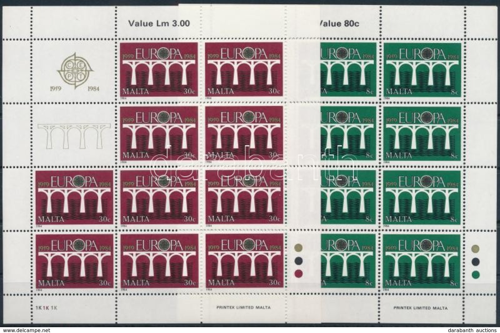 ** 1984 Europa CEPT Kisívsor Mi 704-705 - Autres & Non Classés