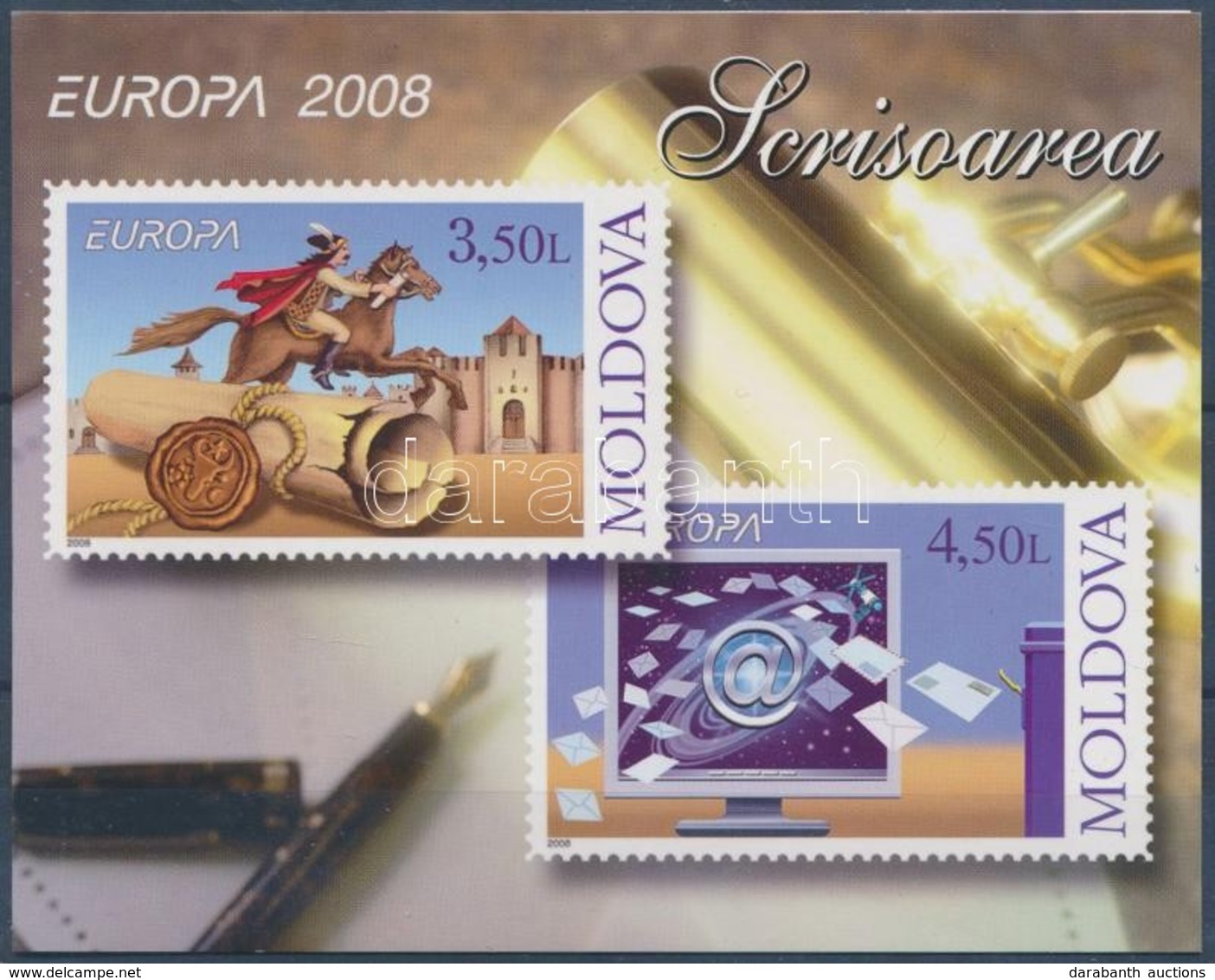 ** 2008 Europa CEPT A Levél Bélyegfüzet MH 12 (Mi 611-612) - Autres & Non Classés