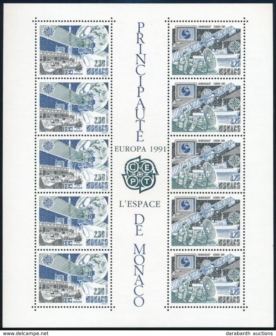 ** 1991 Europa CEPT, űrkutatás Blokk Mi 50 - Autres & Non Classés