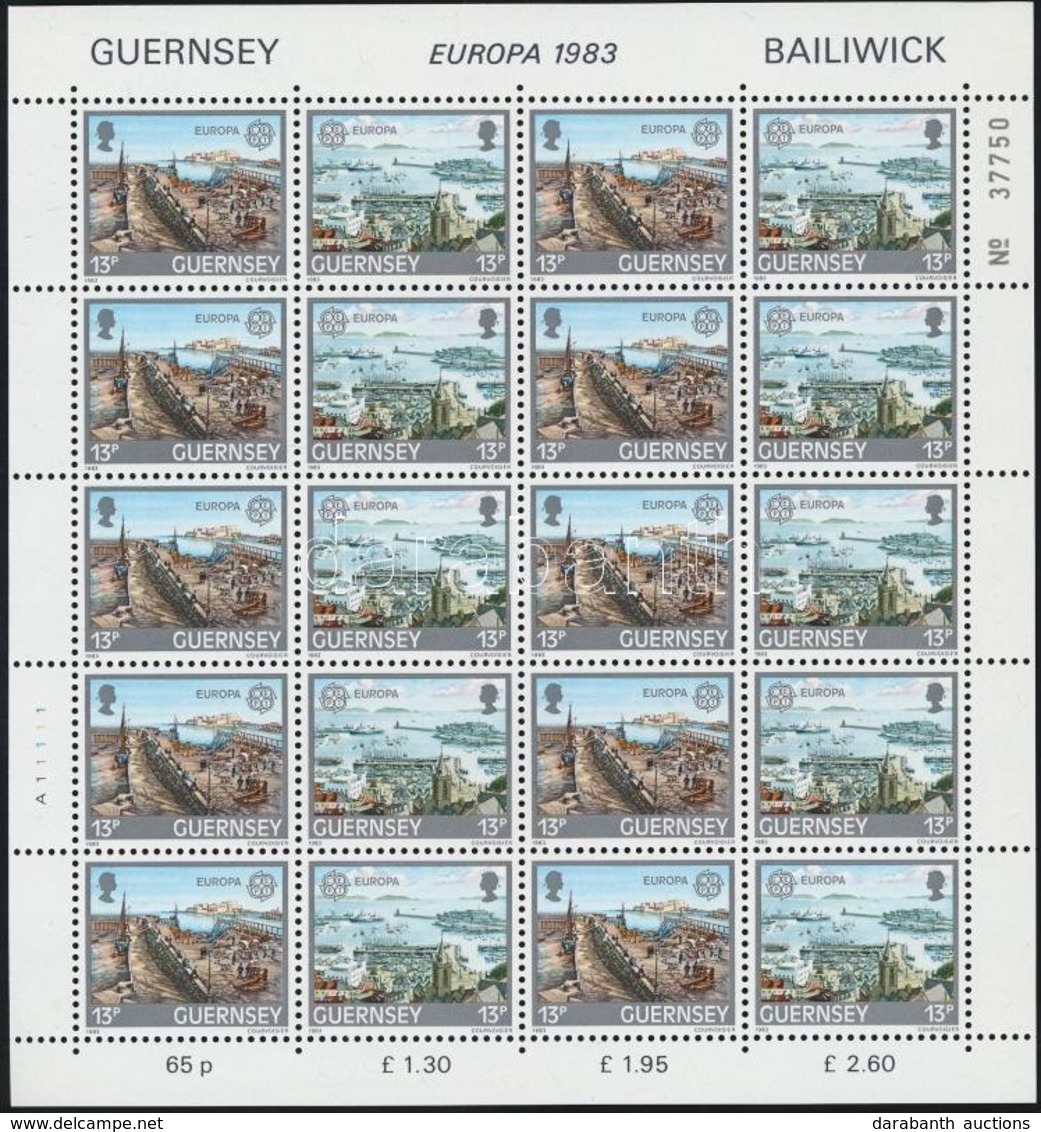 ** 1983 Europa CEPT Kisív Sor Mi 265-268 - Other & Unclassified