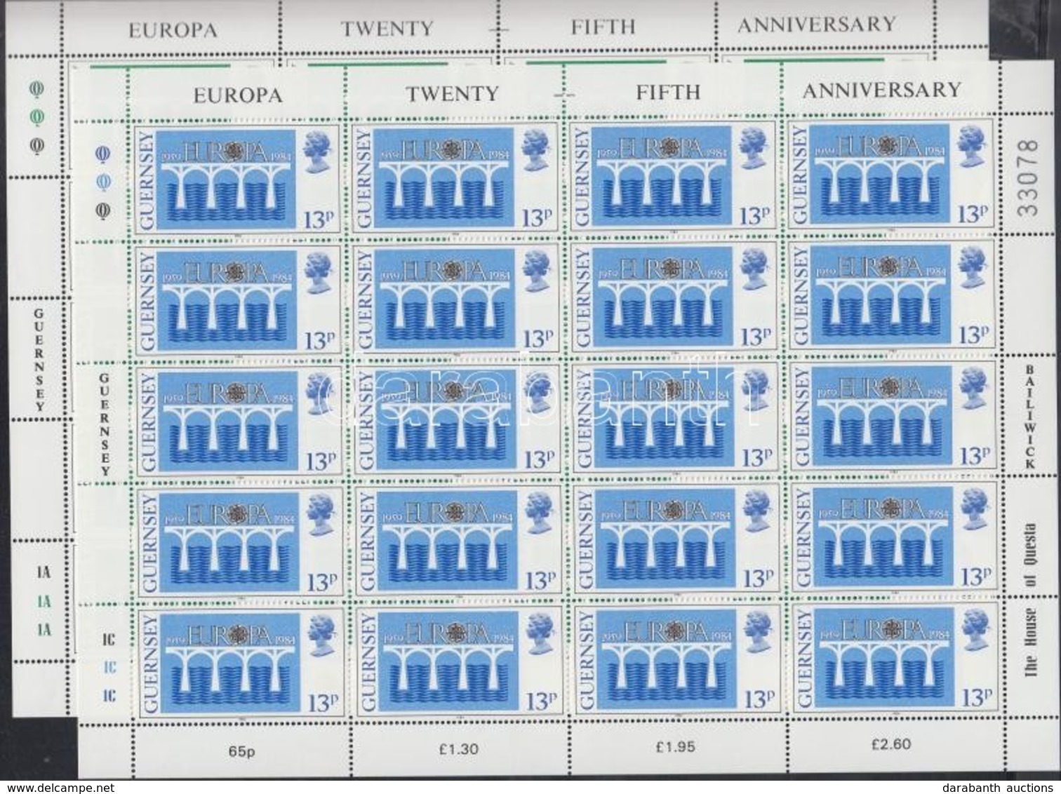 ** 1984 Europa CEPT Konferencia Kisívsor Mi 286-287 - Other & Unclassified