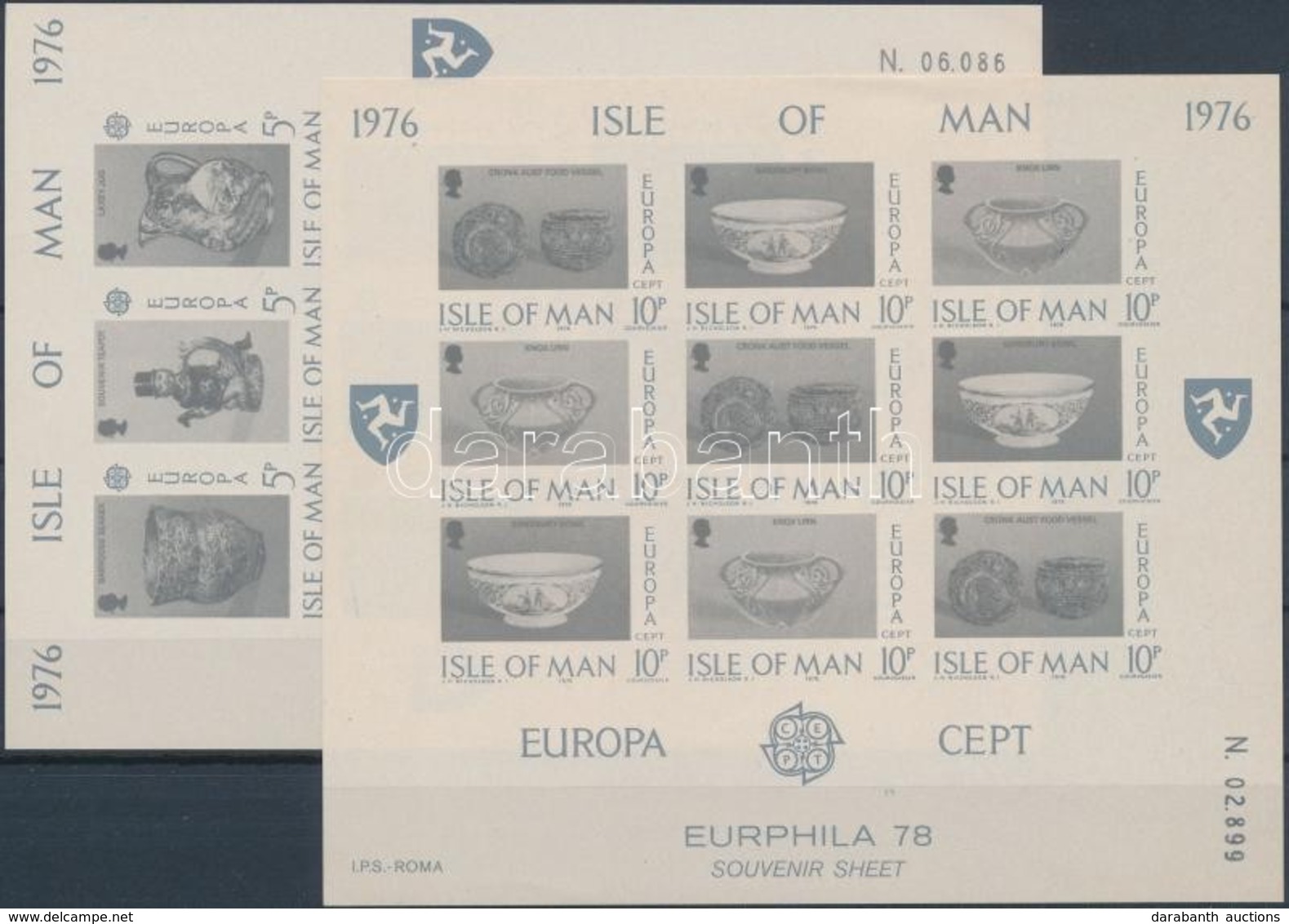 ** 1976 Europa CEPT Emlékív Pár - Autres & Non Classés