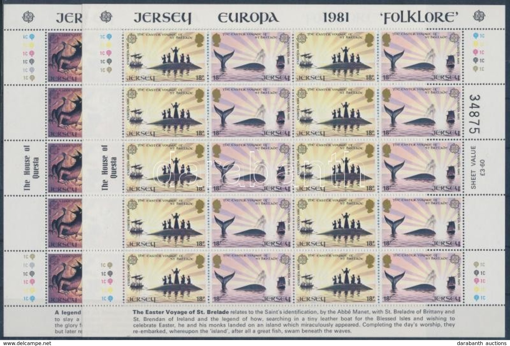 ** 1981 Europa CEPT Folklór Kisívsor Mi 253-256 - Other & Unclassified