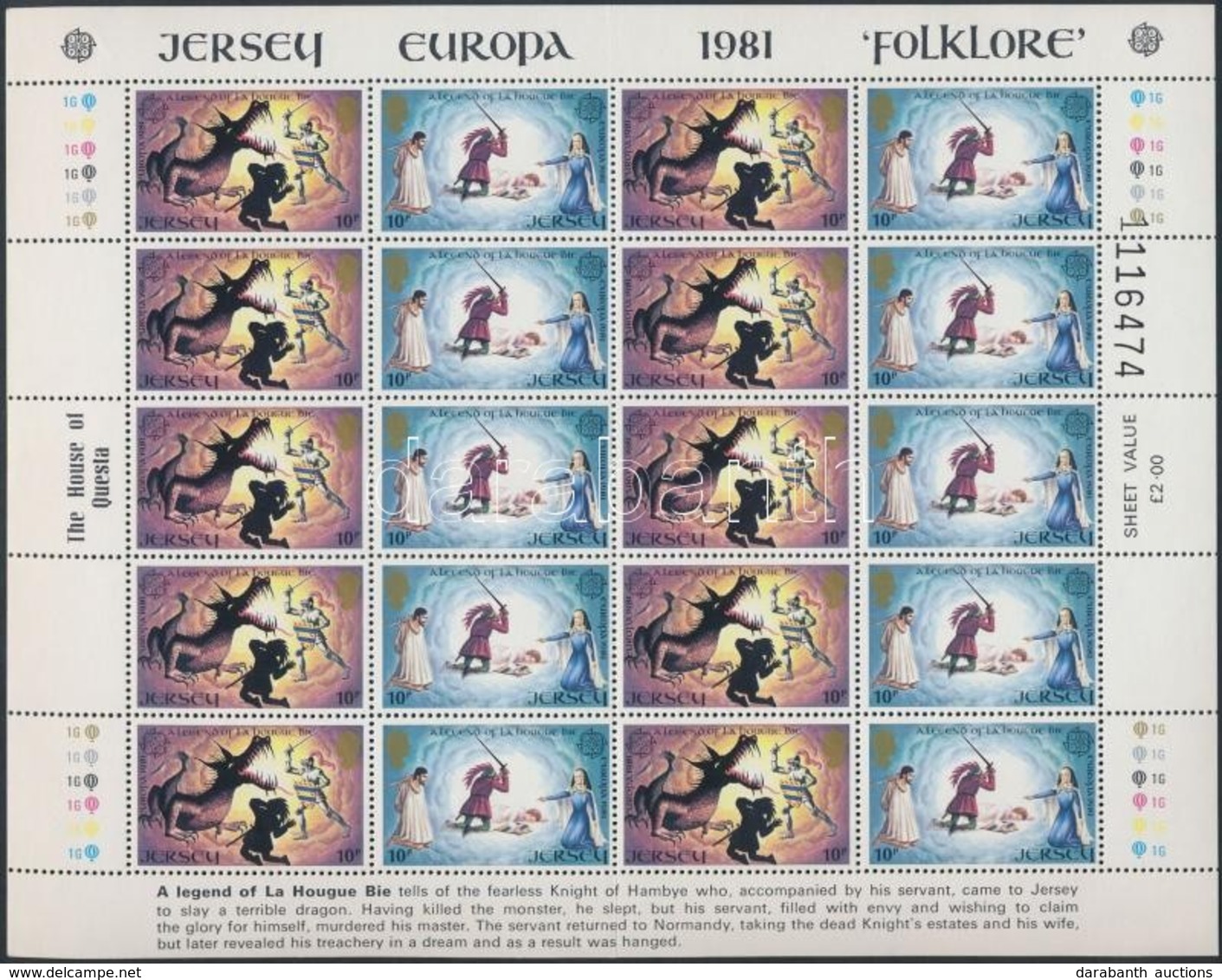 ** 1981 Europa CEPT Folklór Kisívsor Mi 253-256 - Other & Unclassified