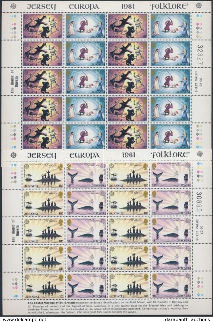 ** 1981 Europa CEPT: Folklór Kisívsor Mi 253-256 - Autres & Non Classés