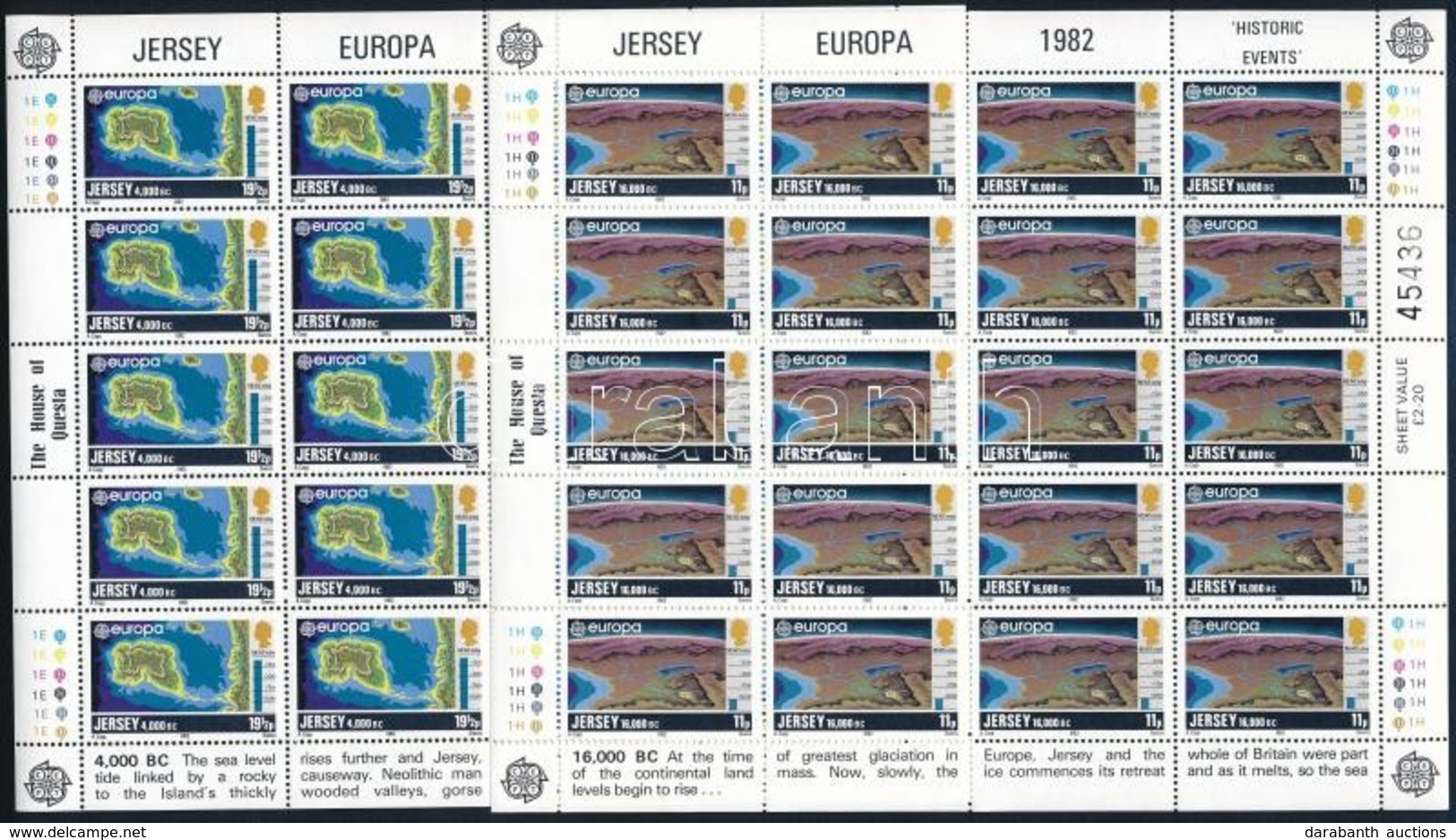 ** 1982 Europa CEPT Kisívsor Mi 278-281 - Other & Unclassified