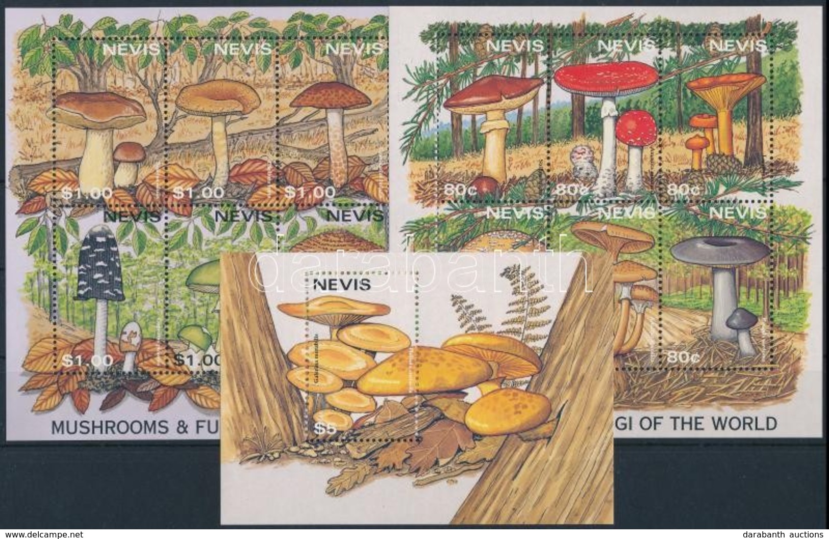 ** 1997 Gombák Sor FDC-n Mi 1140-1143 + Kisívsor Mi 1144-1155 + Blokk Mi 132, 133 - Autres & Non Classés