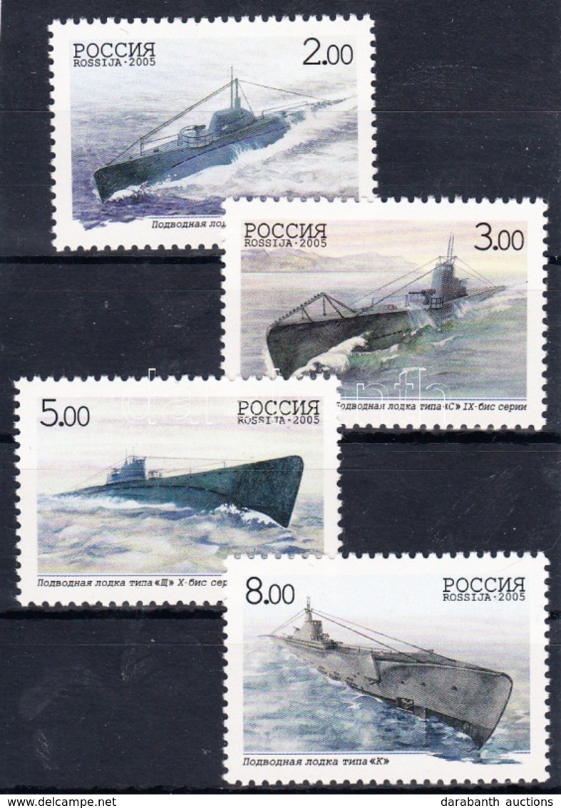 ** 2005 300 éves Az Orosz U-Boot Flotta Sor Mi 1236-1239 - Other & Unclassified