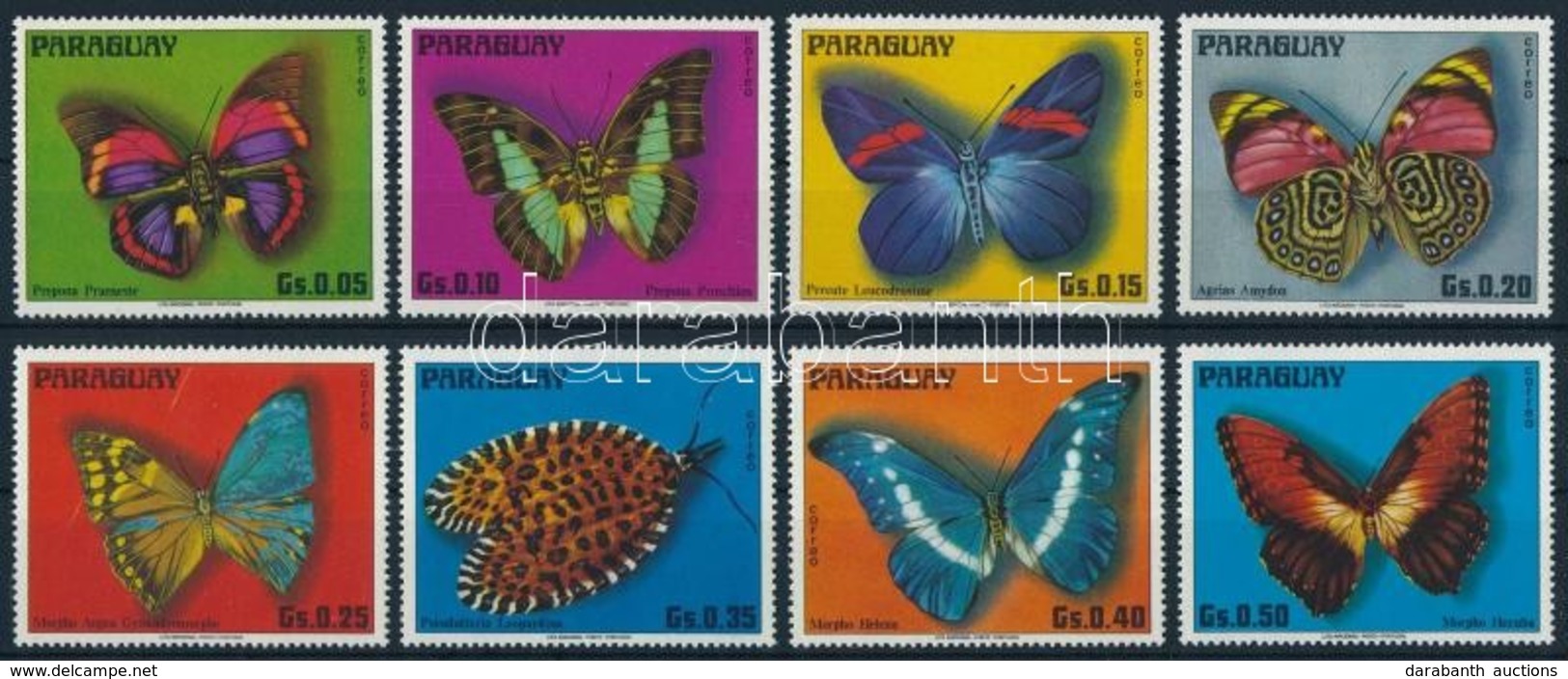 ** 1976 Lepke Sor,
Butterfly
Mi 2794-2801 - Autres & Non Classés