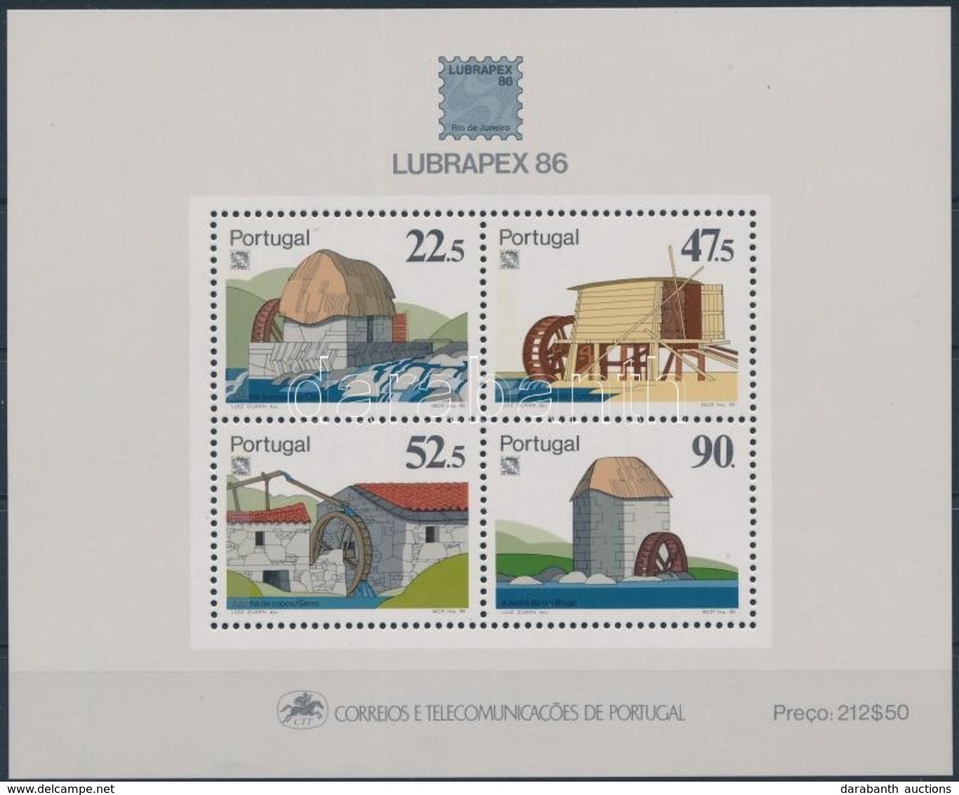 ** 1986 Bélyegkiállítás Blokk,
Stamp Exhibition
Mi 53 - Autres & Non Classés