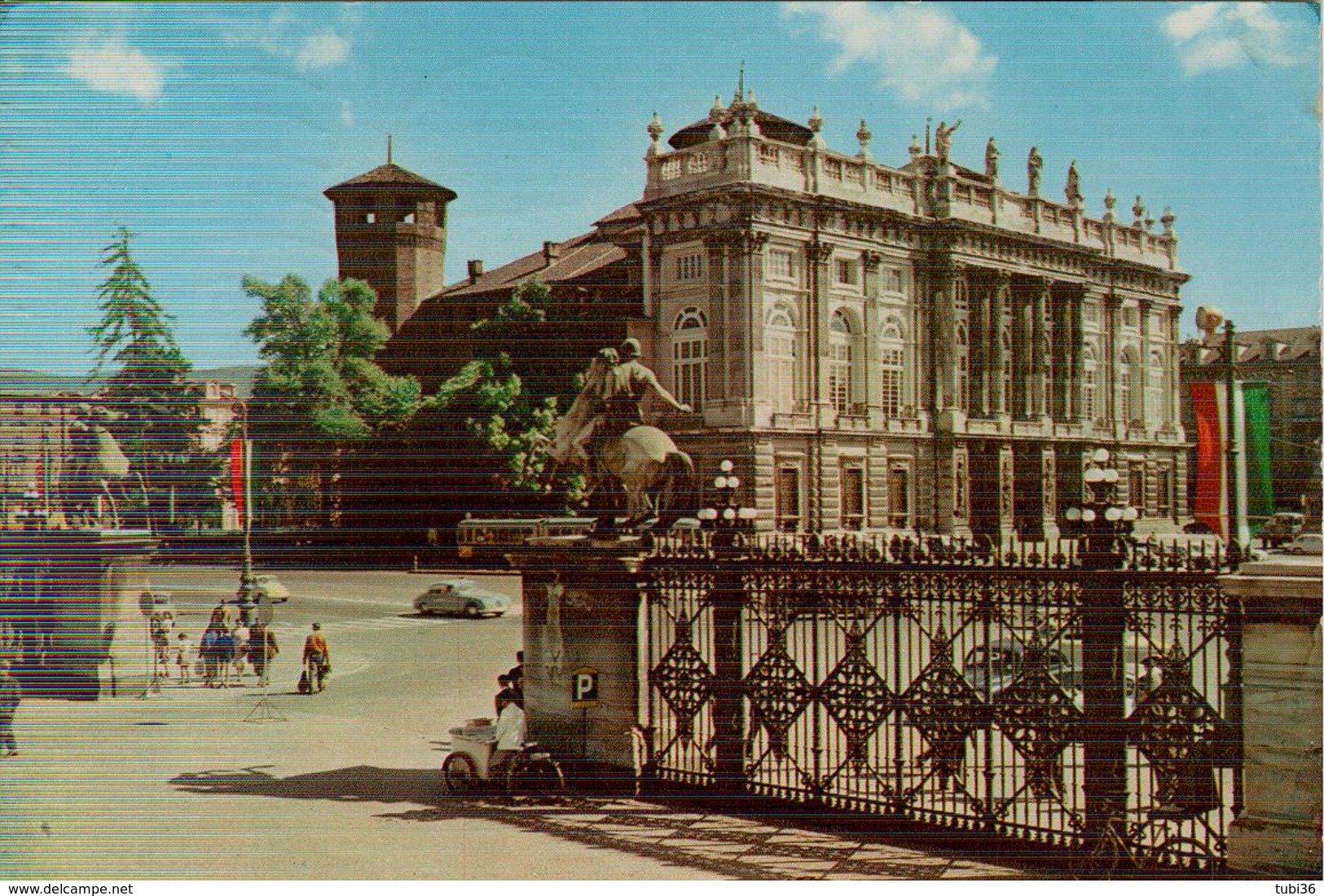 FRODE POSTALE  - SU CARTOLINA " TORINO "COLORI - - Varietà E Curiosità