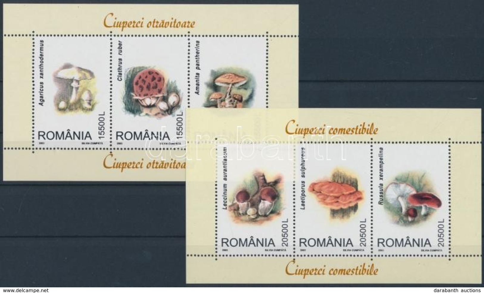 ** 2003 Gombák 2 Blokk Mi 332-333 - Autres & Non Classés