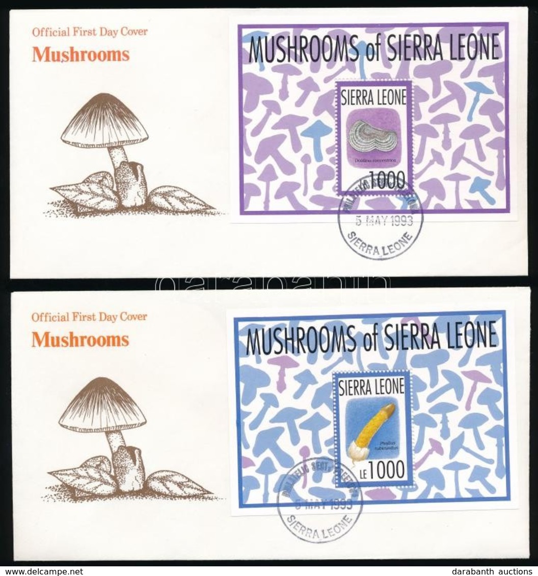 1993 Gomba Sor Mi 1999-2006 + Blokksor Mi 220-221 4 Db FDC-n - Autres & Non Classés