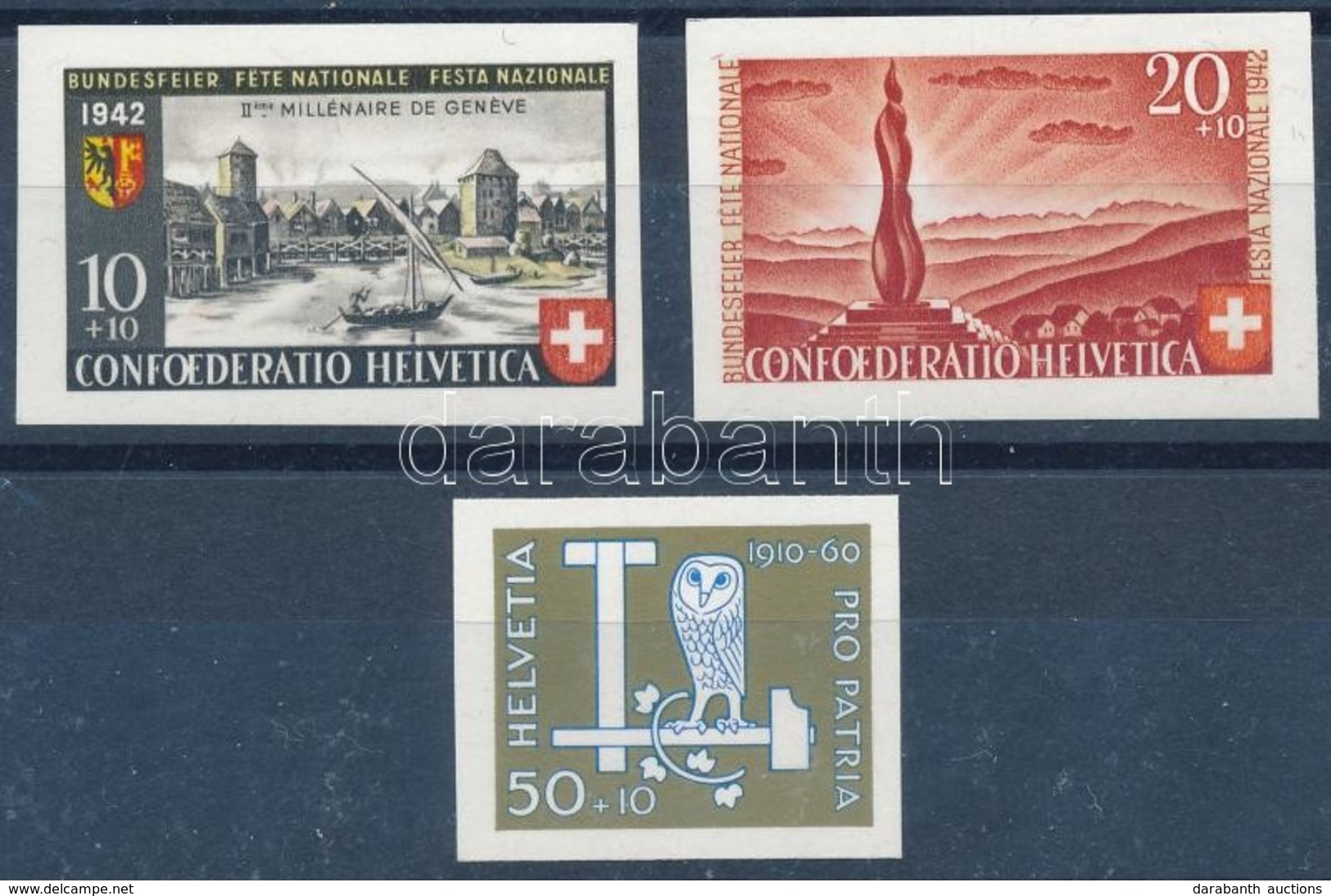 ** 1942-1960 Mi 410-411 + Mi 719 (Mi EUR 70,-) - Autres & Non Classés