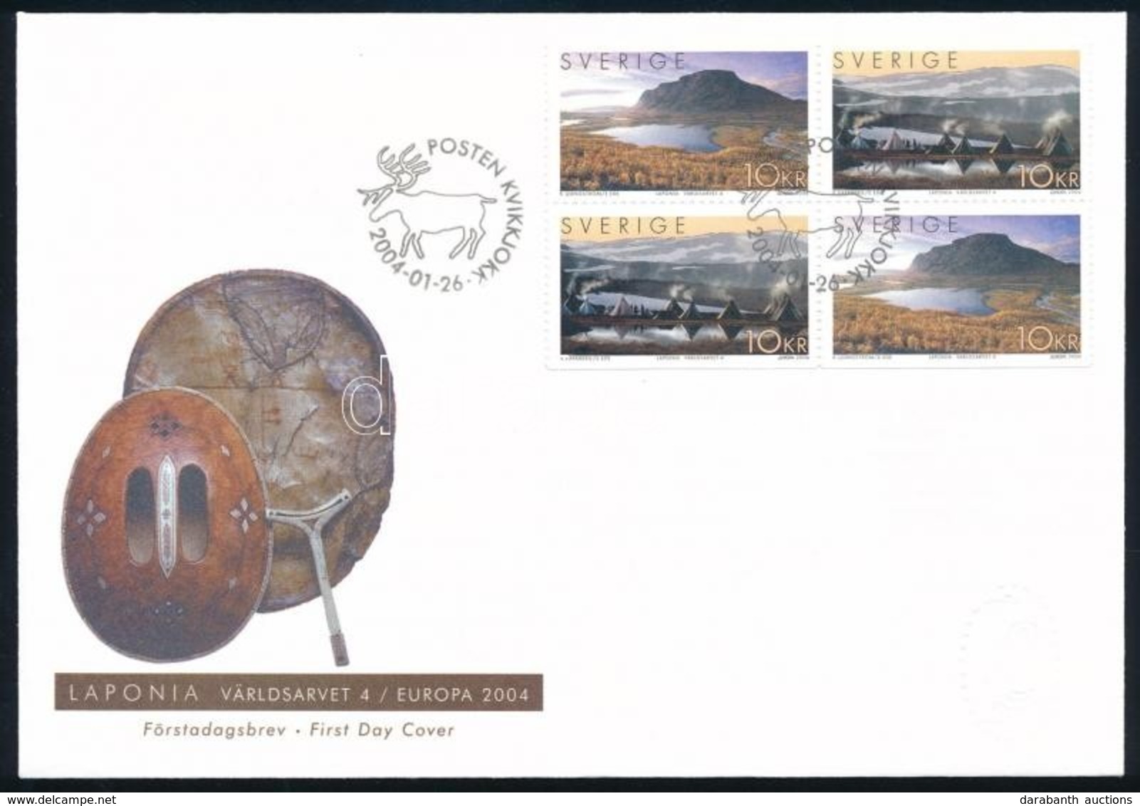 2004 Europa CEPT Bélyegfüzetlap Mi 298 FDC-n - Autres & Non Classés