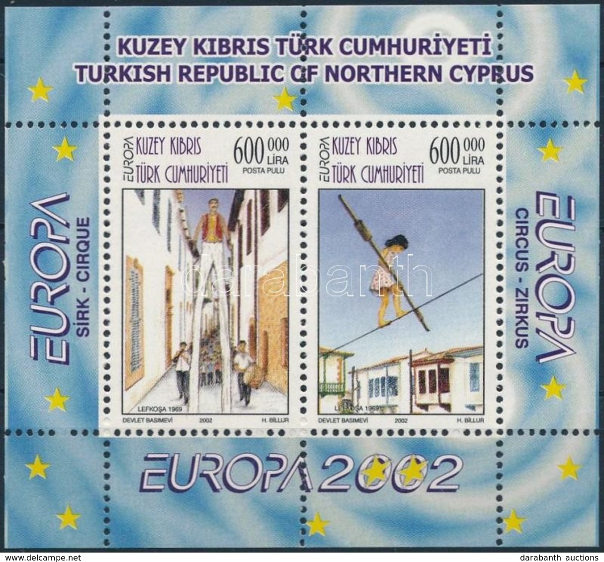 ** 2001 Europa CEPT Blokk Mi 20 + FDC-n - Other & Unclassified