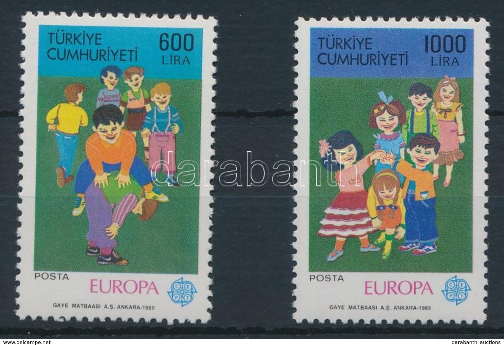 ** 1989 Europa CEPT Sor,
Europa CEPT
Mi 2854-2855 - Other & Unclassified