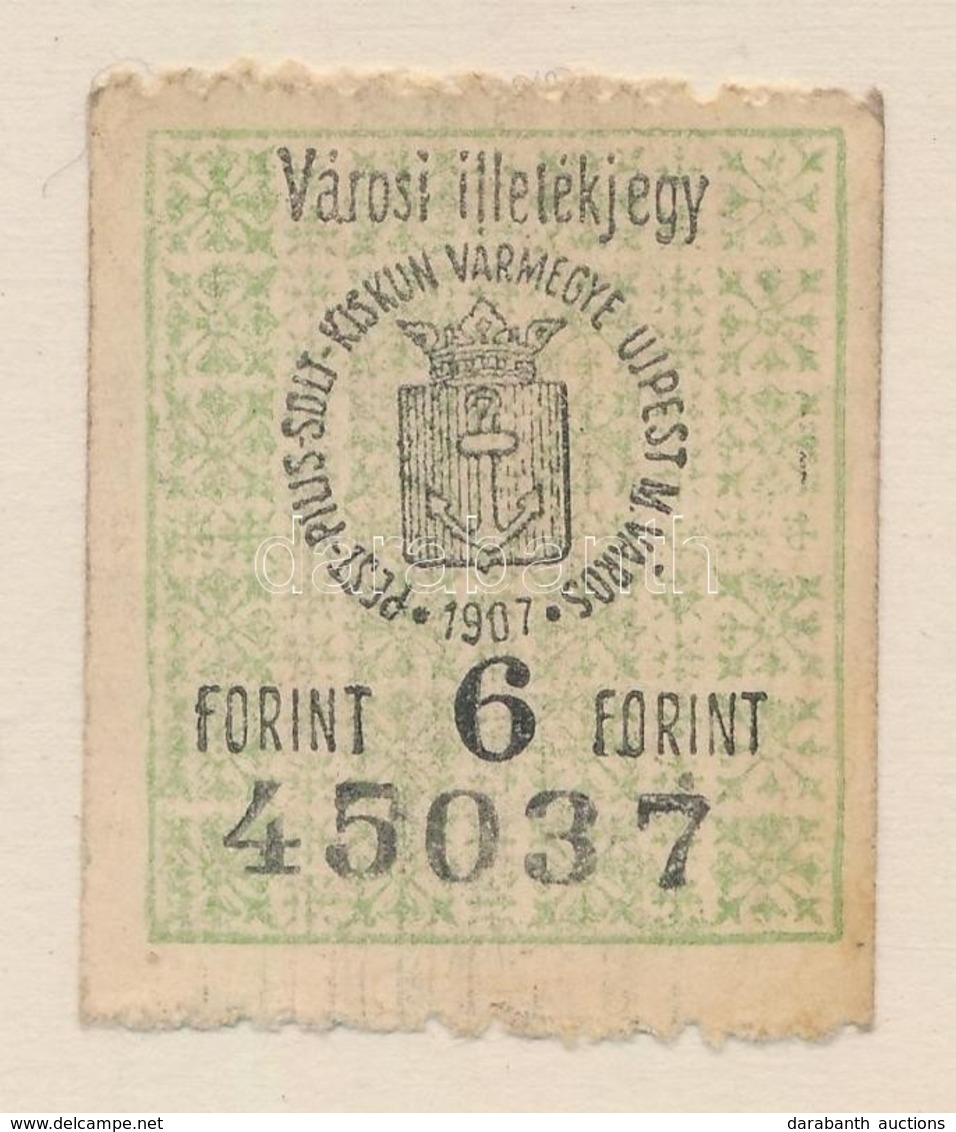 1946 Újpest Városi Illetékbélyeg 6Ft - Unclassified