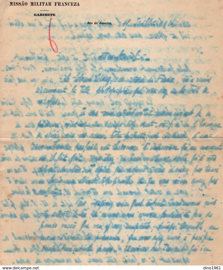 VP13.095 - Brésil - Missao Militar Franceza à RIO DE JANEIRO 1926 - 2 Lettres De Mr ?? Pour Mr Le Général GAMELIN - Documents