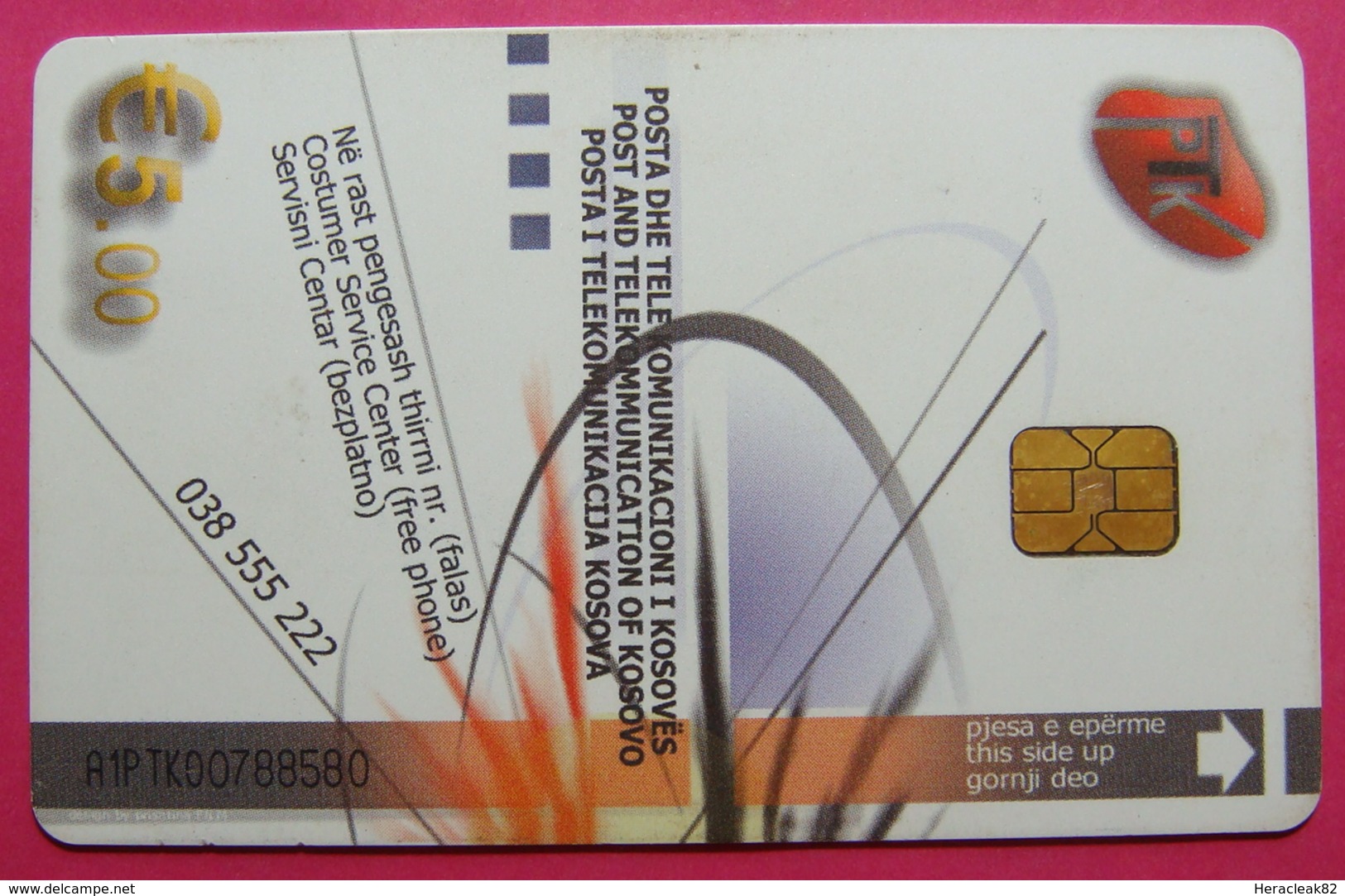 9 Edition Kosovo CHIP Phonecard, 5 Euro. Operator VALA, *Cifteli Turkish Instrument*, RARE, A1PTK 00788580 - Kosovo