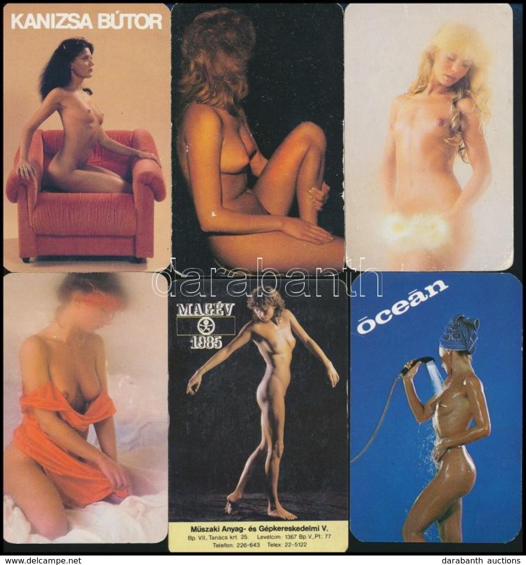 1985 32 Db Hölgyeket ábrázoló Erotikus Kártyanaptár - Werbung
