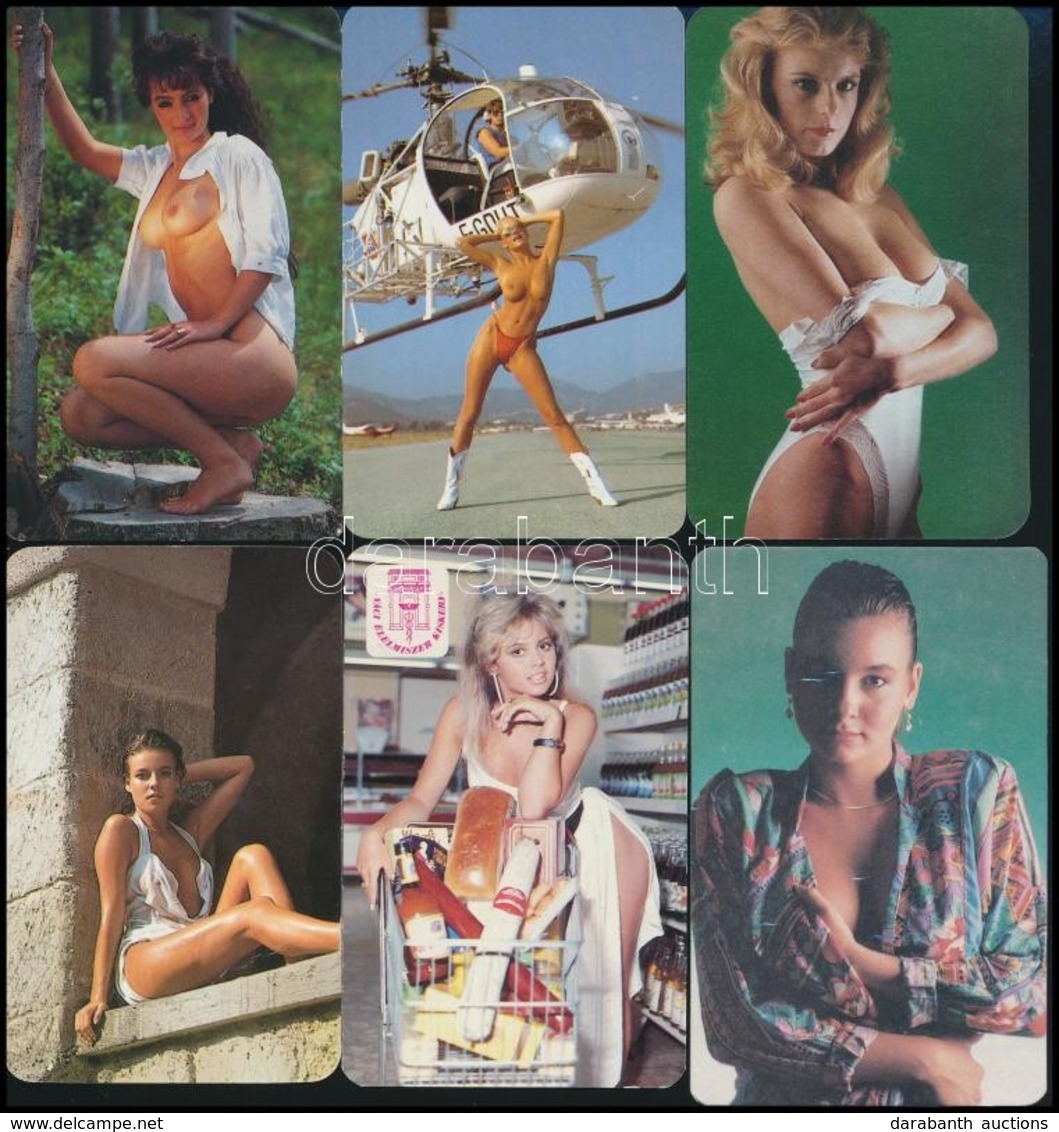 1991-1994 15 Db Hölgyeket ábrázoló Erotikus Kártyanaptár - Publicités