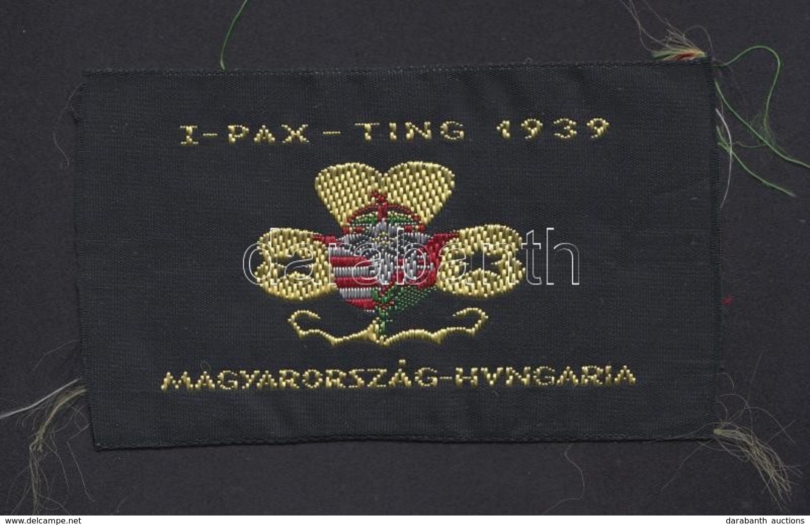 1939 Pax Ting Cserkész Felvarró 9x5 Cm - Scoutisme