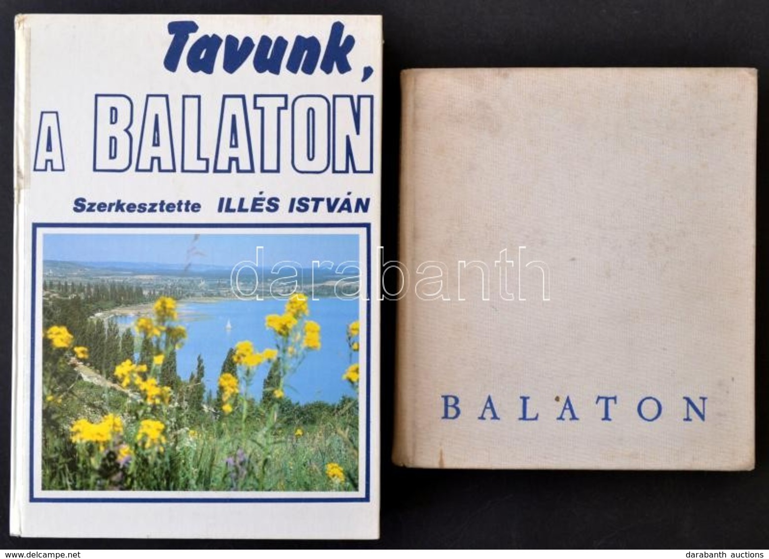 2 Db Könyv - Illés István (szerk.): Tavunk, A Balaton. 1981, Balaton. + Keresztury Dezső: Balaton. Bp., 1960, Panoráma.  - Autres & Non Classés