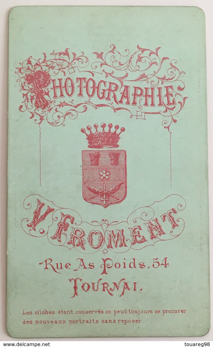 CDV. Homme à Barbe. Photographe Froment à Tournai. Belgique. - Anciennes (Av. 1900)