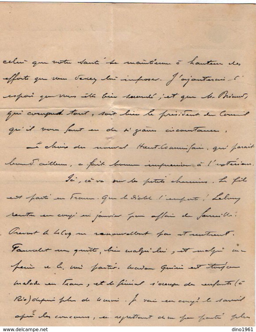 VP13.096 - Brésil - Missao Militar Franceza à RIO DE JANEIRO 1925 -  Lettre De Mr ?? Pour Mr Le Général GAMELIN - Documenti