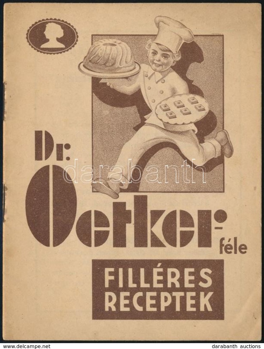 Dr. Oetker-féle Filléres Receptek. Bp., Révai-Kunossy, 16 P. - Unclassified