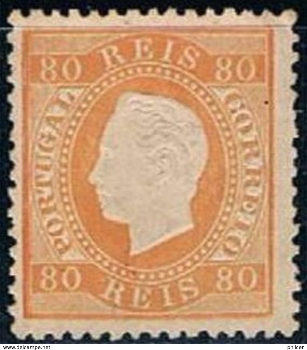 Portugal, 1870/6, # 42 Dent. 12 1/2, MNG - Unused Stamps