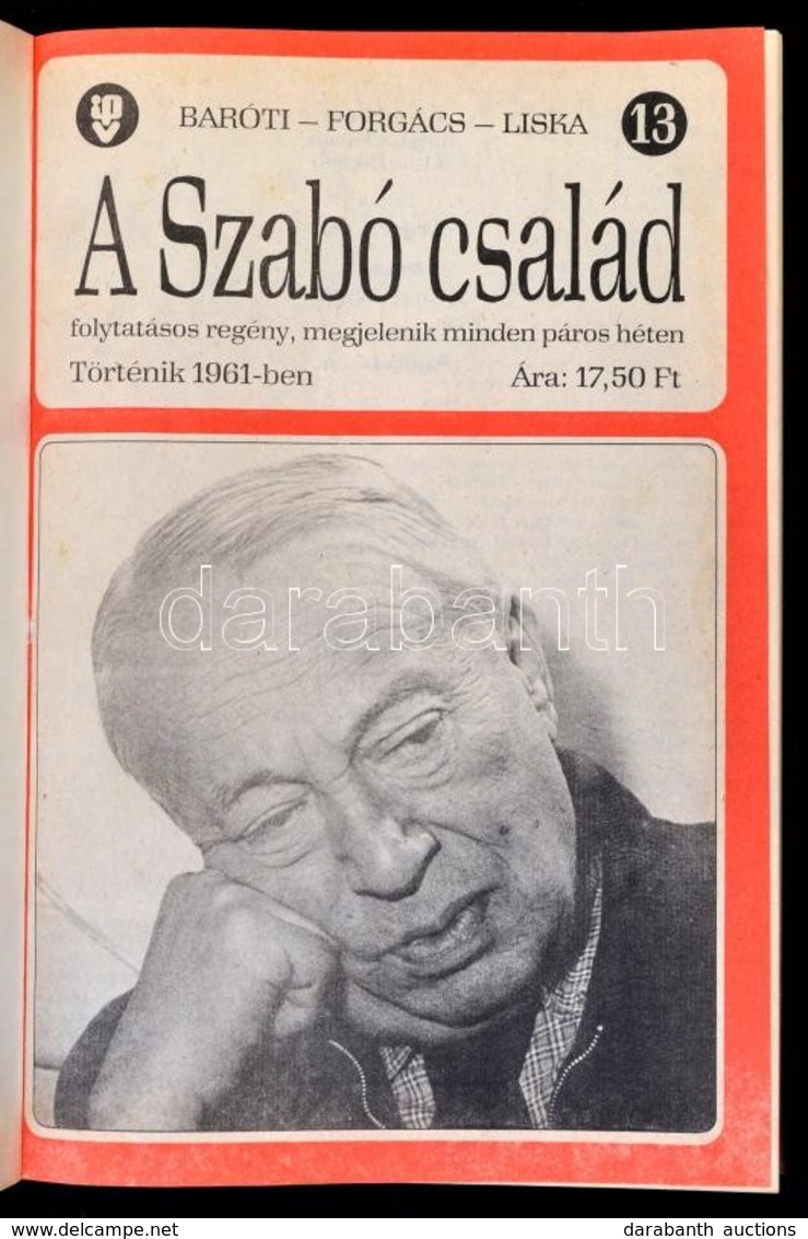 1961-1962 Baróti Géza, Forgács István, Liska Dénes: A Szabó Család 13-20. Sajdik Ferenc Rajzaival. Bp., Idegenforgalmi P - Non Classés