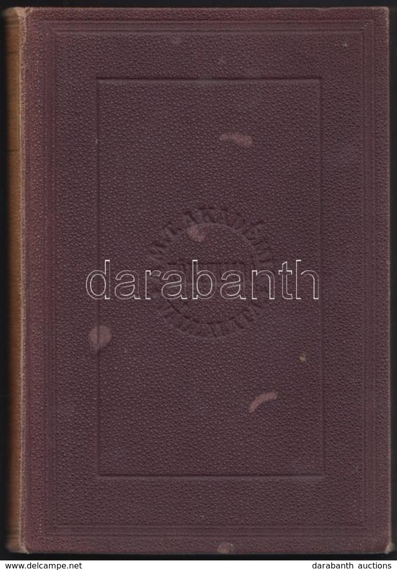 Bernát István: Észak-Amerika. Közgazdasági és Társadalmi Vázlatok. Bp.,1886, MTA. Kiadói Aranyozott Egészvászon-kötés, F - Non Classés