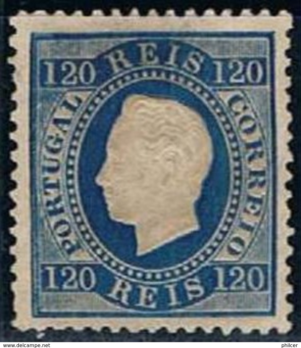 Portugal, 1870/6, # 44 Dent. 12 1/2, MHNG - Unused Stamps