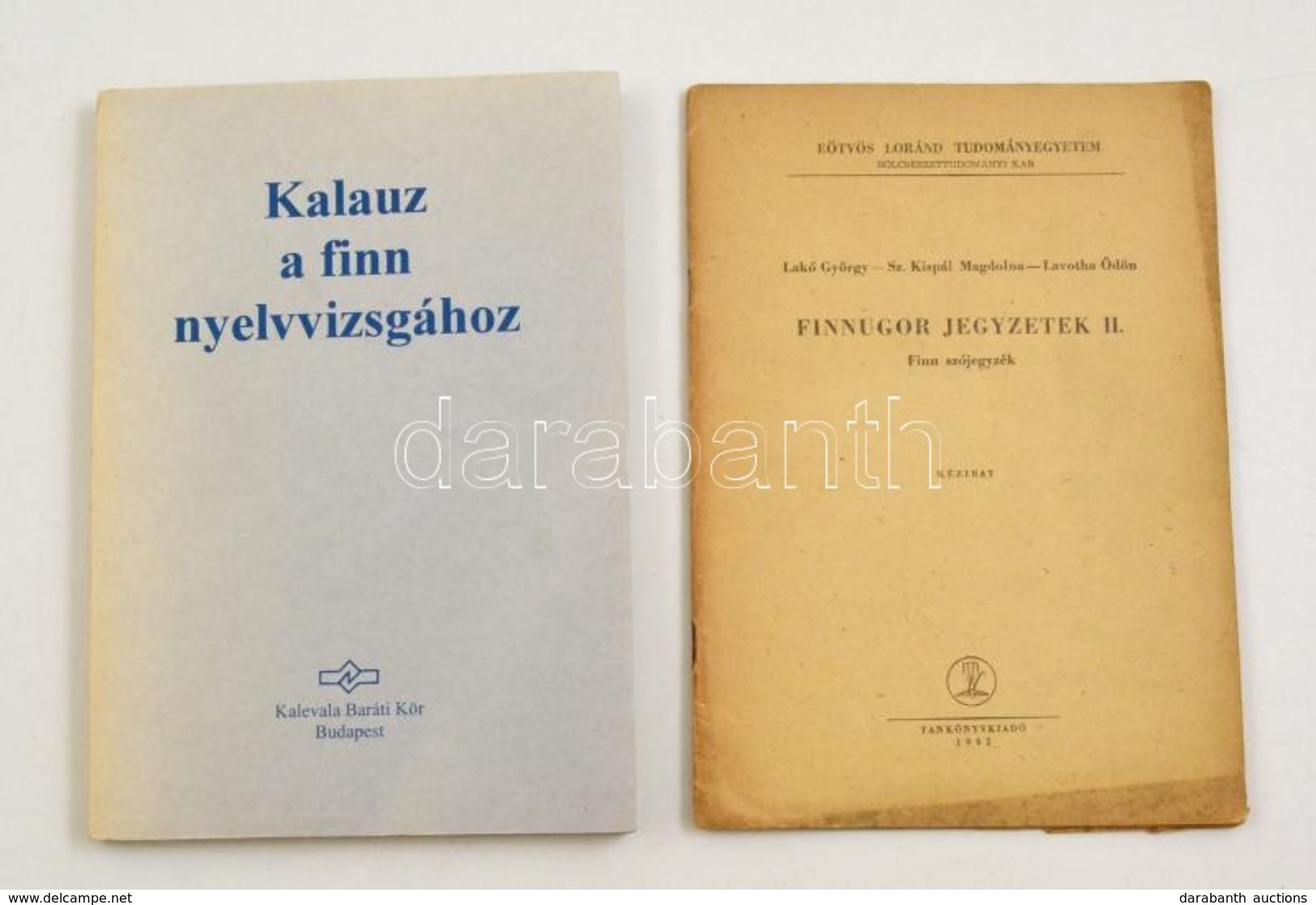 Kalauz A Finn Nyelvvizsgához. Bp., Kalevala Baráti Kör. 1997. + Szójegyzék - Non Classés