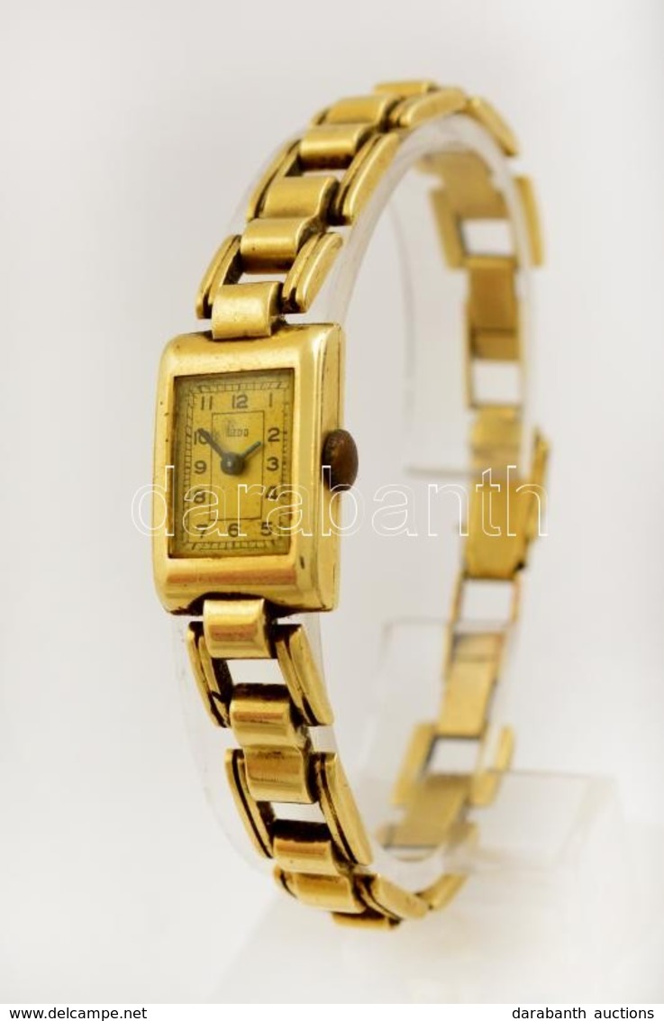 Lido Női Karóra 14 K Arany. Működik. Br: 19,5 G / Lido 14 C Gold Wristwatch. Works. Gr: 19.5 G - Autres & Non Classés