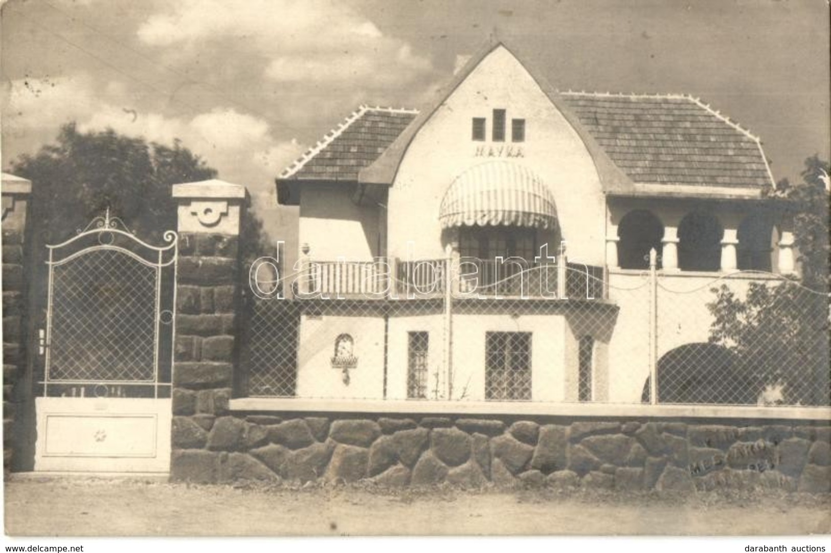 T2 1928 Balatonalmádi, Mayka Nyaraló, Villa, Photo - Non Classés