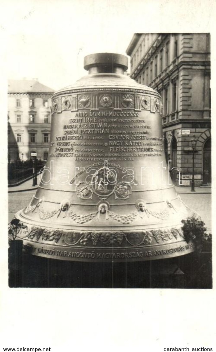 * T2 1930 Budapest V. Szent István Tér, Szent István Bazilika, Szlezák László Harangöntő Mester Szent Imre Herceg és A H - Non Classés