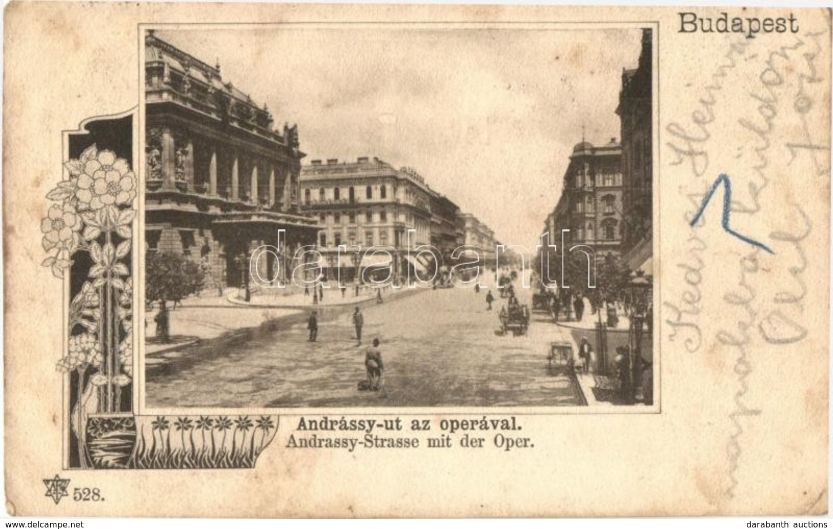 T3 Budapest VI. Andrássy út, Opera, Art Nouveau (EB) - Non Classés