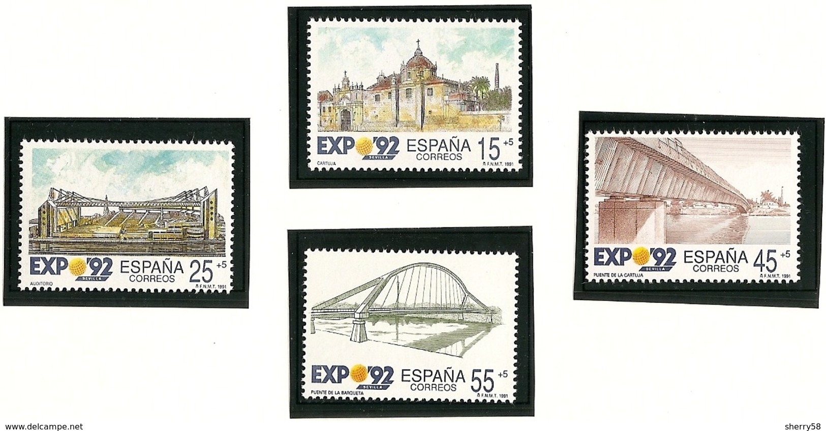 1991-ED.3100a03-EXPO.'92. SEVILLA-SERIE COMPLETA-NUEVO- - Unused Stamps